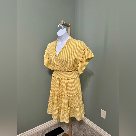 Gingham Max Studio Dress Size L - Picture 10 of 11